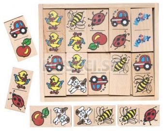 Woody - Domino s detskými obrázkami, Reny design