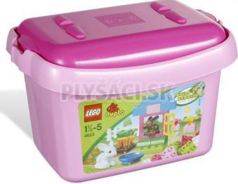 LEGO Duplo Kocky - Ružový box s kockami