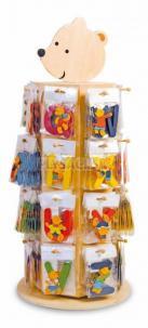 Woody - Displej na písmená s medvedíkom + sada STARTSET (300 písmen)