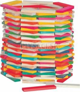 Woody - Stavebnica prírodná / farebná - Simona, 200ks