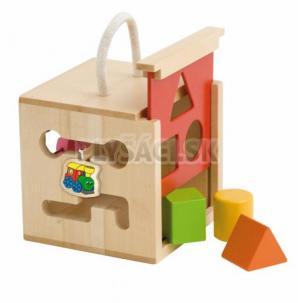 Woody - Vkladacia krabička, počítadlo, labyrint s motívom "Mašinka"