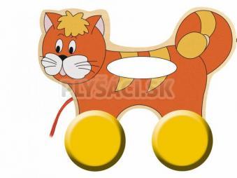 Woody - Mačička na kolieskach s držadlom