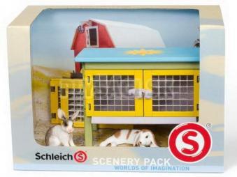 Schleich - Králikáreň s králikmi