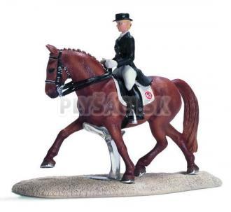 Schleich - Cválajúci kôň s jazdkyňou, drezúra