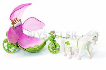 Schleich - Elfský koč ťahaný párom koní