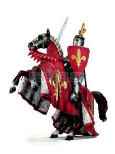 Schleich - Rytier na vzpínajúcom sa koni