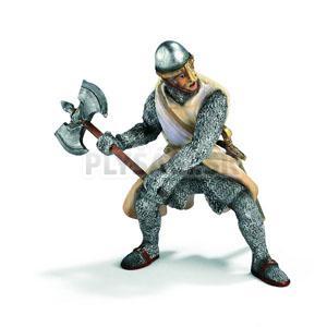 Schleich - Pešiak s vojnovou sekerou - biely