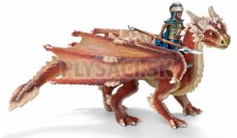 Schleich - Mladý drak s jazdcom