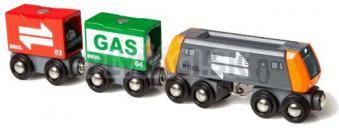 BRIO - Nákladná lokomotíva s 2 vagónikmi