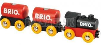 BRIO - Lokomotíva a 2 cisternové vagóniky