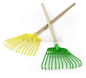 Rolly Toys - Hrable zelené a žlté s drevenou násadou