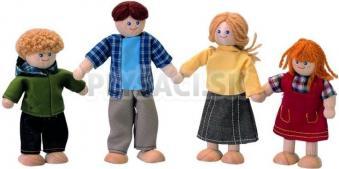 Plan Toys - Bábiky do domčeka Rodinka