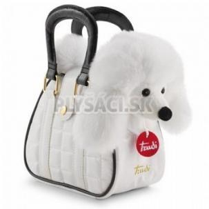 Trudi More - Pudel v bielej kabelke 22 cm
