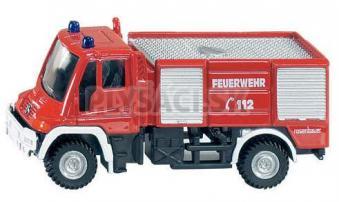 SIKU Blister - požiarne vozidlo Unimog, mierka 1:87