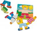 Woody - Puzzle šatník medvedíka