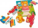Woody - Puzzle šatník medvedice
