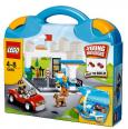 LEGO kocky - Modrý kufrík