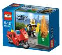 LEGO City - Hasičská motorka