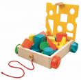 Woody - Rainbow vozík s kockami