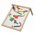Woody - Magnetická kreatívna doska s tvarmi