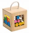 Woody - Vkladacia krabička, počítadlo, labyrint s motívom "Mašinka"