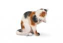 Schleich - Mačka domáca čistiaca sa