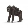 Schleich - Gorila samica s mláďaťom