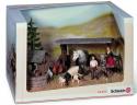 Schleich - Set s domácimi zvieratami a kráľovnou