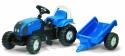Rolly Toys - Šliapací traktor Rolly Kid Landini modrý
