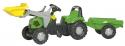 Rolly Toys - Šliapací traktor Rolly Deutz s prívesom a nakladačom
