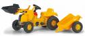 Rolly Toys - Nakladač Caterpillar s vlečkou - žltý