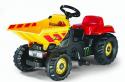 Rolly Toys - Šliapací traktor Dumper Kid - žltočervený