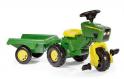 Rolly Toys - Šliapacia trojkolka J. Deere Trac s prívesom a zvukom