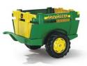 Rolly Toys - Vlečka za traktor 1osá Farm Trailer JD - zelená