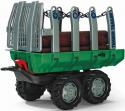 Rolly Toys - Vlečka s kládami Timber Trailer 2-osová-zelená