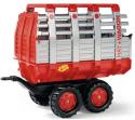 Rolly Toys - Vlečka na seno za traktor 2osá Hay Wagon - červená