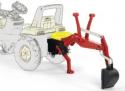 Rolly Toys - Rýpadlo k traktorom Kid, Junior, Farm, X-trac - červené