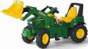 Rolly Toys - Šliapací traktor John Deere 7930 s nakladačom, brzdou a nafukovacími kolesami