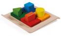 Plan Toys EKO - doska na určovanie geometrických tvarov