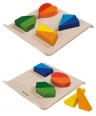 Plan Toys EKO - obojstranná doska so skladacími tvarmi