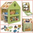Plan Toys EKO - domček pre bábiky textil / eko / drevo