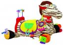 K's Kids - Veľká zebra Ryan s 28 funkciami zábavy